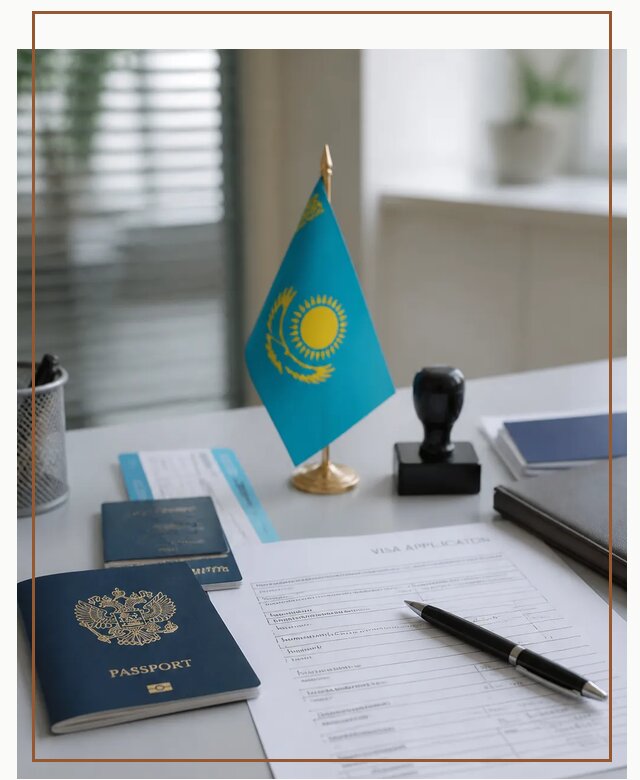 Оформление визы в Казахстан для поездки и работы в Ханты-Мансийске
