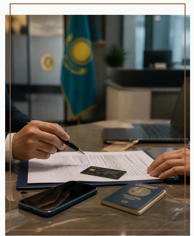 Открытие счета и банковской карты в Казахстане в Ханты-Мансийске